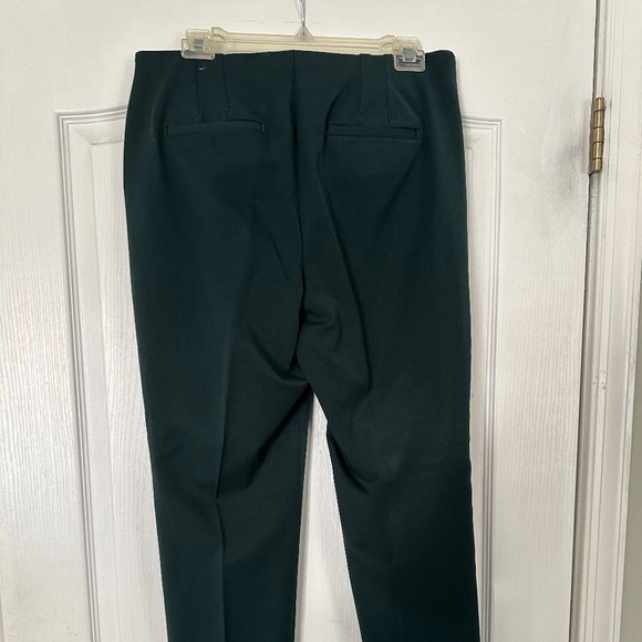 Talbots Women’s Bi-Stretch Straight Leg Curvy Pants - Forest Green - Sz 8 - Picture 2 of 3